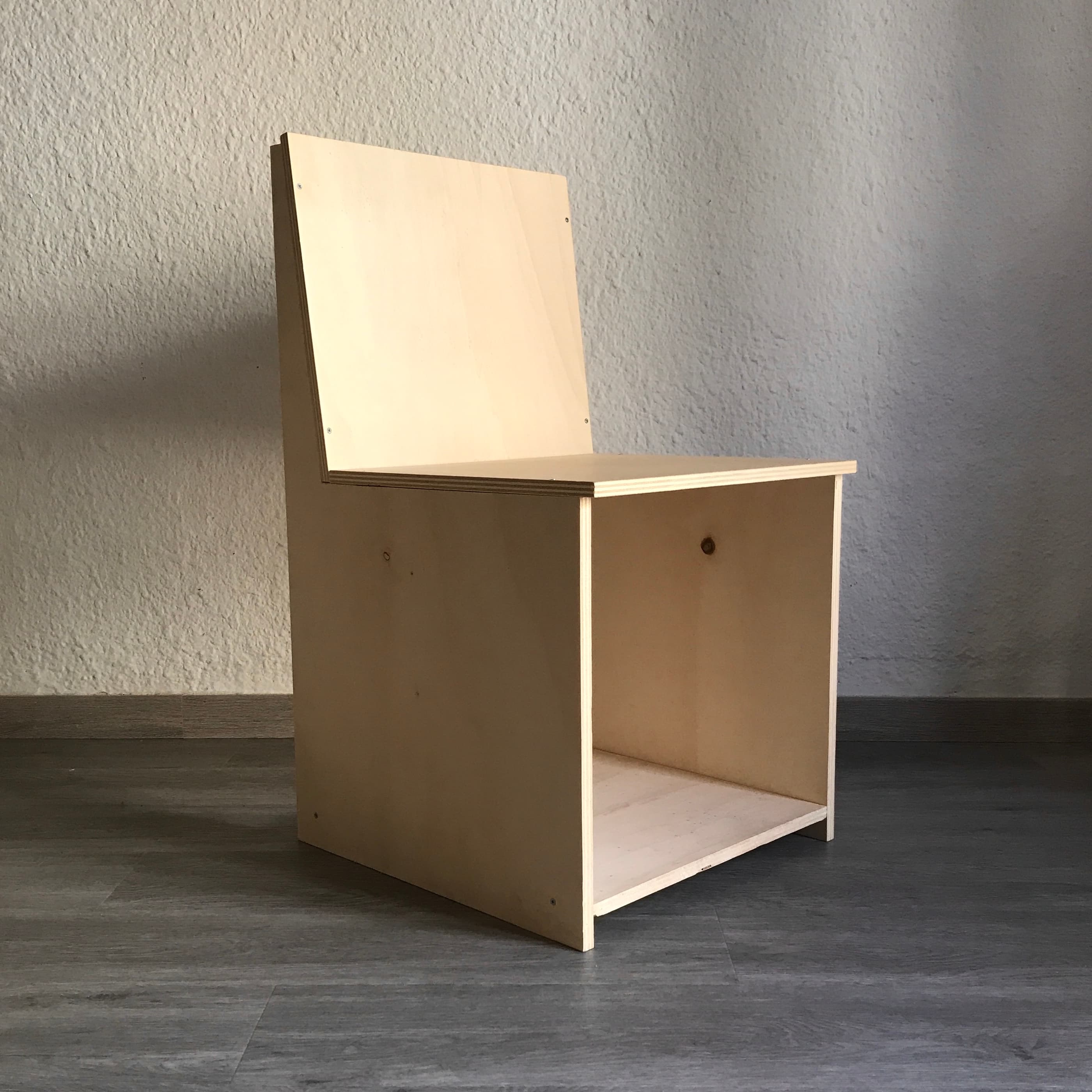 Silla en contrachapado
